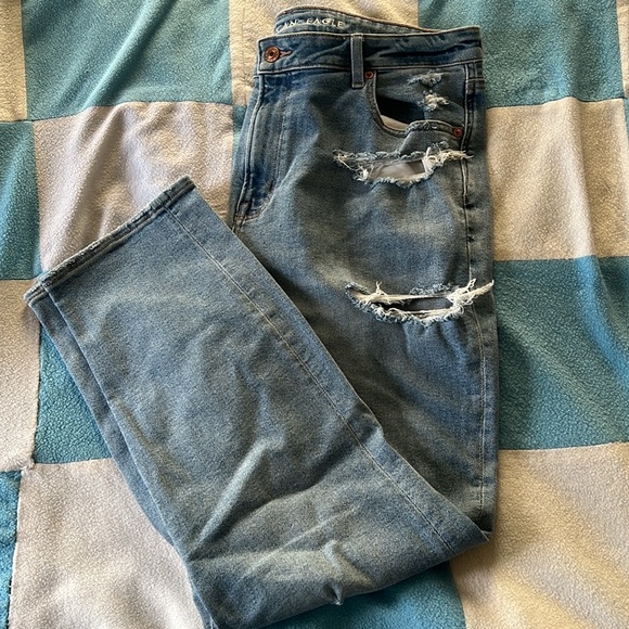 American Eagle Outfitters Denim - American Eagle Distressed Mom Jeans